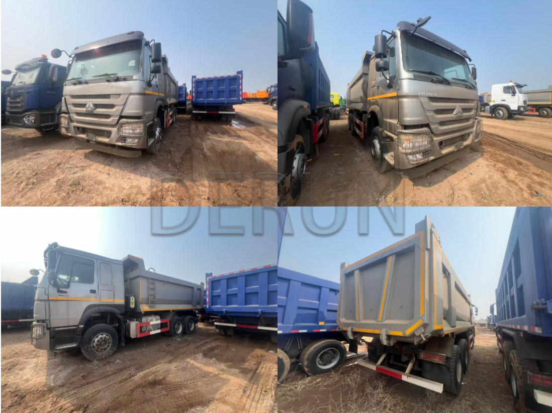 SINOTRUK HOWO 6x4 덤프 트럭이 알제리에 성공적으로 배송되었습니다.
