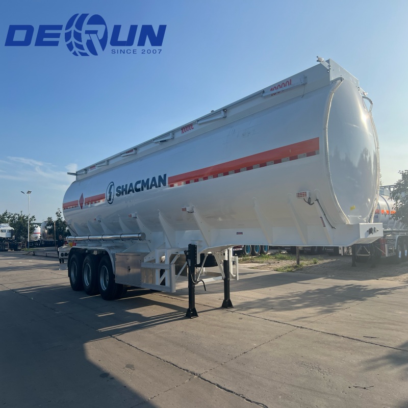 Derun Tri-Axle 오일 탱크 세미 트레일러