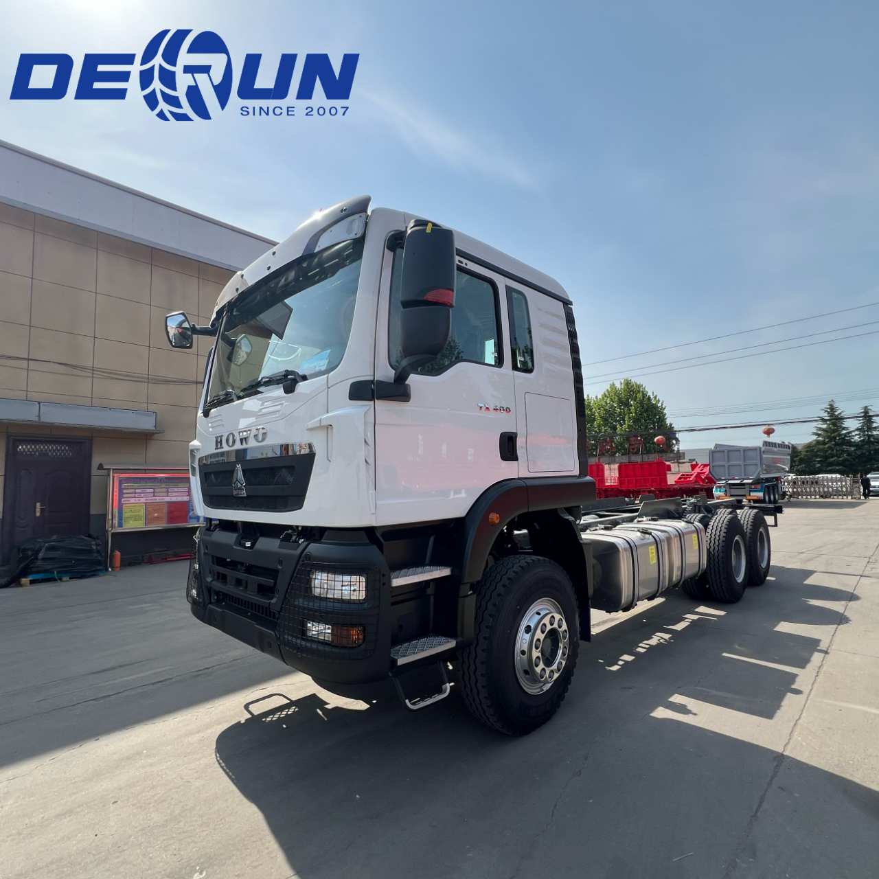 에티오피아를위한 Sinotruk Howo 6x4 Tx화물 섀시 트럭