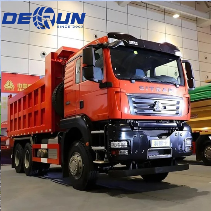 Sitrak 6x4 10 휠 덤퍼 티퍼 트럭
