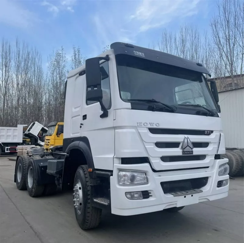 중고 HOWO 6x4 371HP 트랙터 트럭